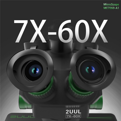 Μικροσκόπιο 2UUL MC7060-A1, Μαύρο