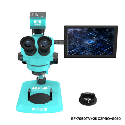 Microscope with Monitor and Camera RF4 RF-7050TV + 2KC2PRO + S010