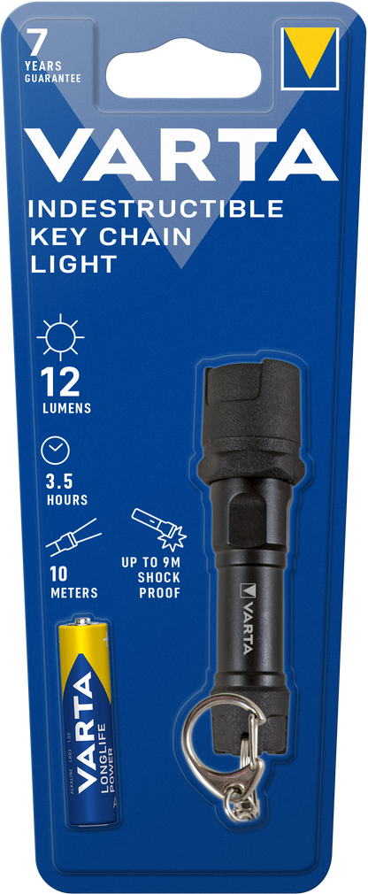 Φακός LED Varta ΑΔΙΑΒΡΟΧΟΣ, 12lm, IPX4