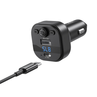 Modulator FM Bluetooth XO Design BCC18, 1 x USB-A - 1 x USB-C