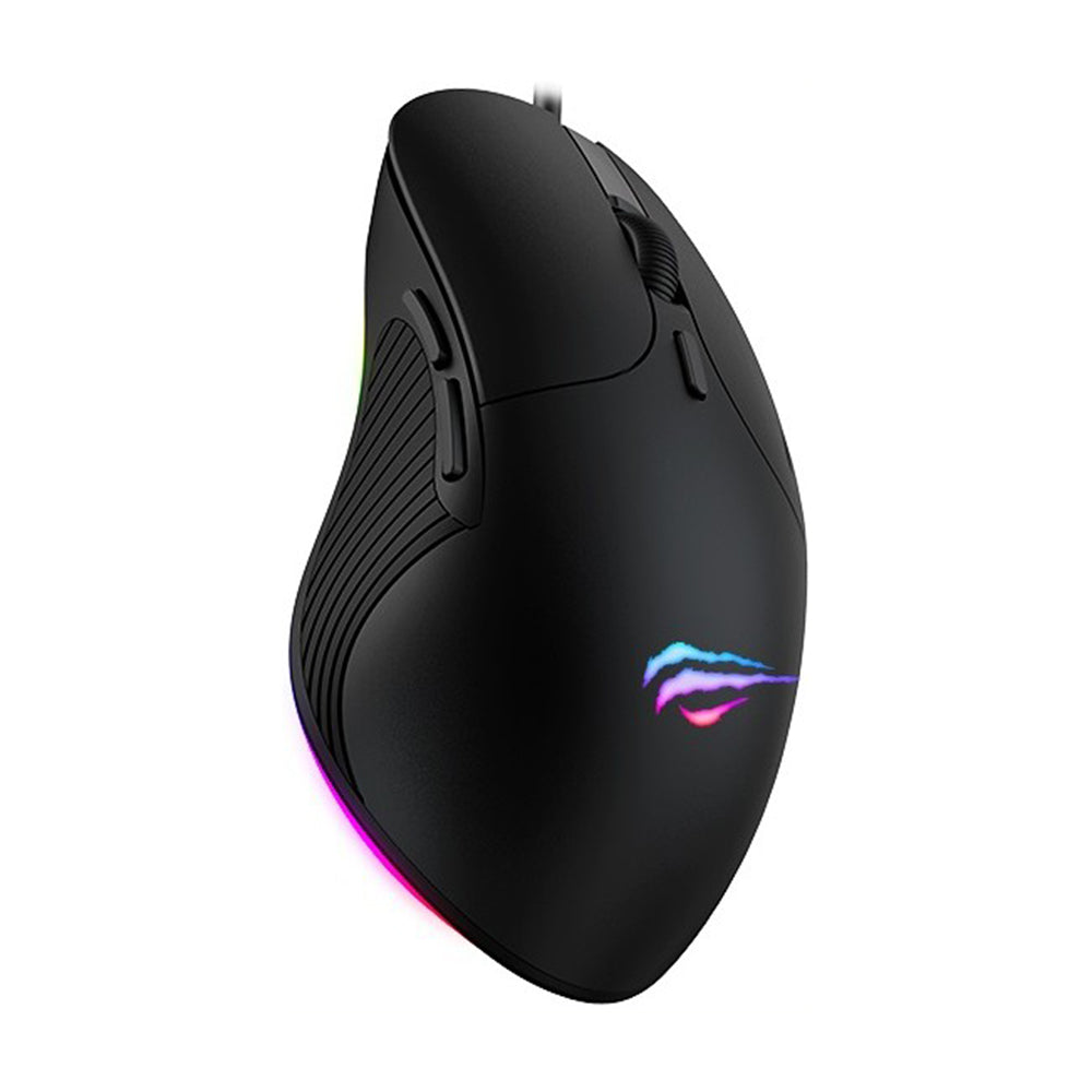 Mouse Gaming Wired USB HAVIT MS1020WB, RGB, 2400DPI, Μαύρο