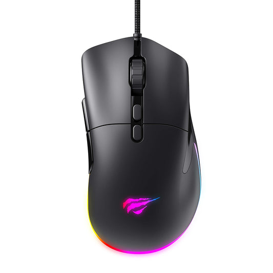 HAVIT MS954 Wired USB Gaming Mouse, 800DPI - 12000DPI, 1.6m, Black