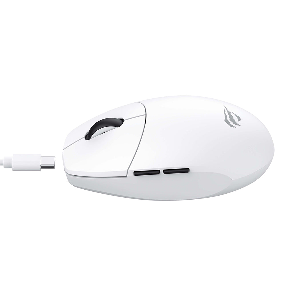 Mouse Gaming Wireless HAVIT MS1039W, 800DPI - 7400DPI, Wi-Fi / Wired, Λευκό