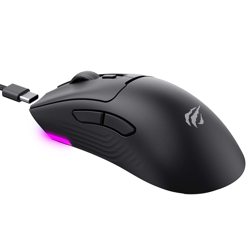 Mouse Gaming Wireless HAVIT MS966WB, 800DPI - 10000DPI, BT / Wi-Fi / Wired, Μαύρο