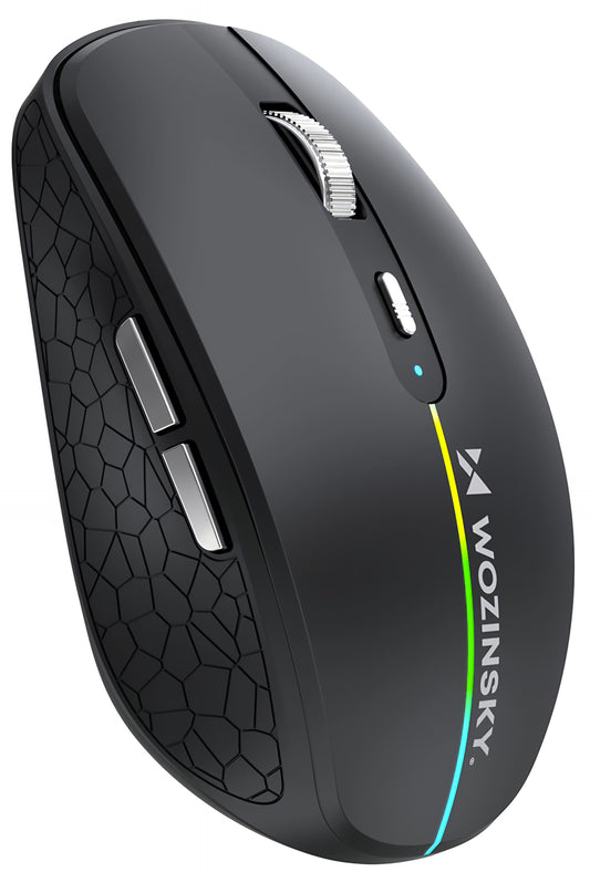 Ασύρματο Gaming Ποντίκι WZK WMGK-1132, RGB, 1600DPI, BT / Wi-Fi, Μαύρο