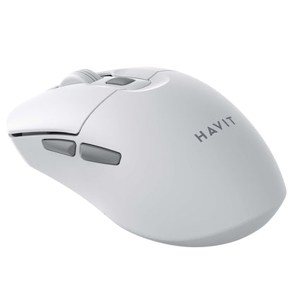 Mouse Wireless HAVIT MS59WB, 800DPI - 1600DPI, Λευκό
