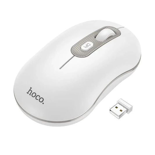 Ασύρματο Ποντίκι HOCO GM21, 1600DPI, Λευκό