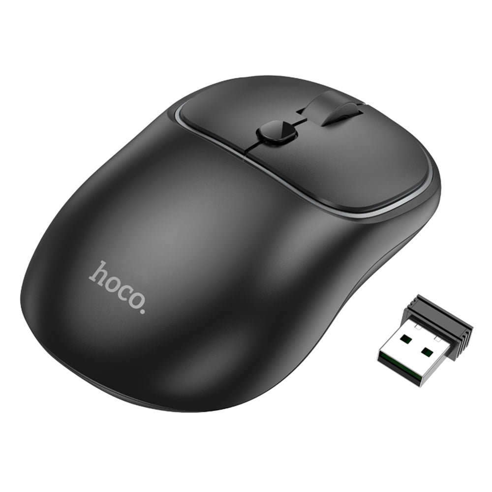 Ασύρματο Ποντίκι HOCO GM25, 1600DPI, BT / Wi-Fi, Μαύρο