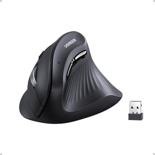 UGREEN MU008 Wireless Mouse, 4000DPI, BT / Wi-Fi, Black