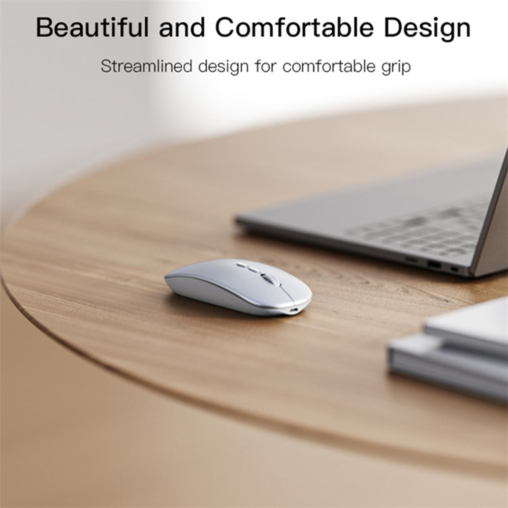 Mouse Wireless Yesido KB15, 800DPI - 1600DPI, Ασημί