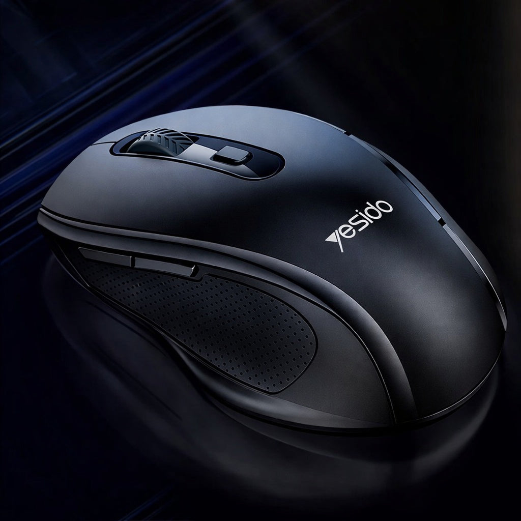 Ασύρματο Ποντίκι Yesido KB45, 800DPI - 1600DPI, Μαύρο