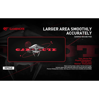 MousePad Gaming HAVIT MP848, 700mm x 300mm x 3mm, Μαύρο