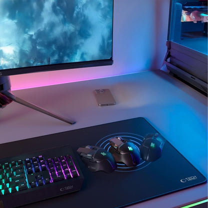 MousePad Tech-Protect A100, 100mm x 500mm, Μαύρο