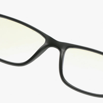 Men's Techsuit F2388 Computer Glasses, Anti-Blue Light, Black Green