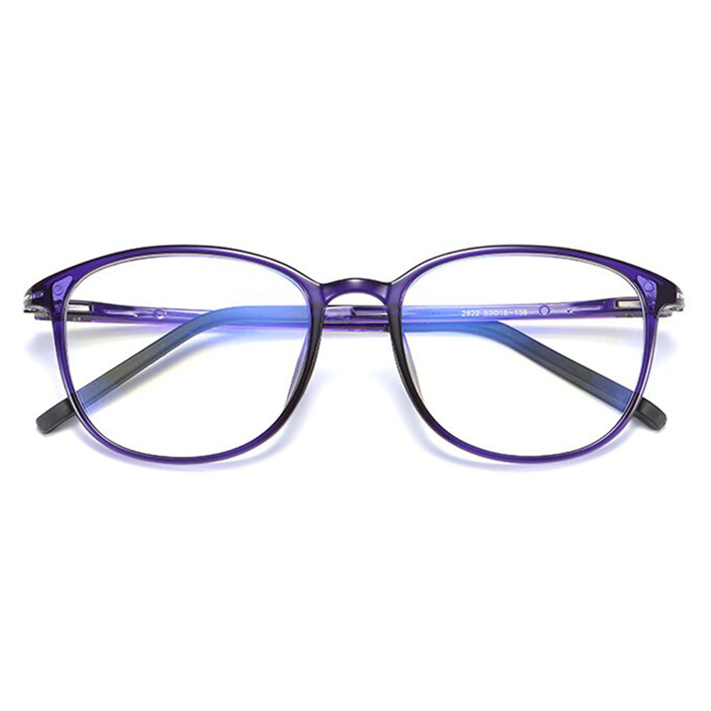 Techsuit F2822 Women's Computer Glasses, Anti-Blue Light, Purple