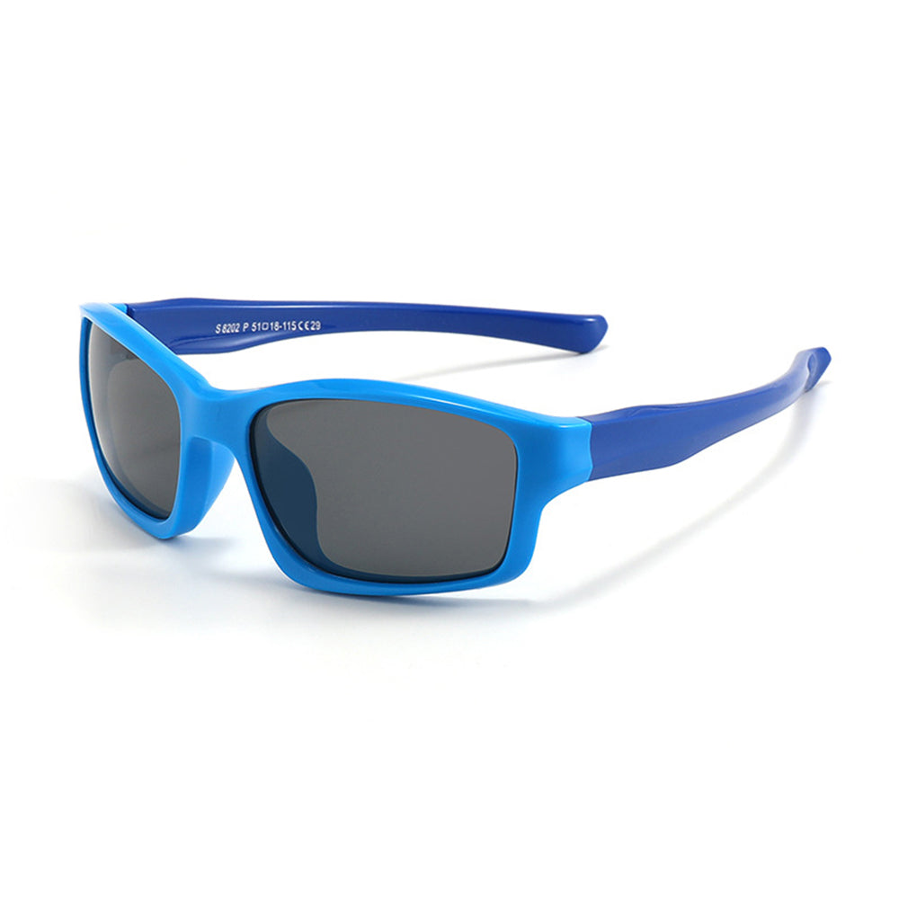 Techsuit 8202-C29 Kids' Sports Sunglasses, Polarized, Blue