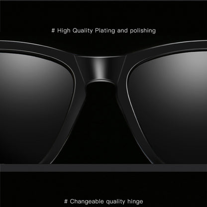 Men's Techsuit 0717 Sunglasses, Polarized, UV Protection, Black Blue