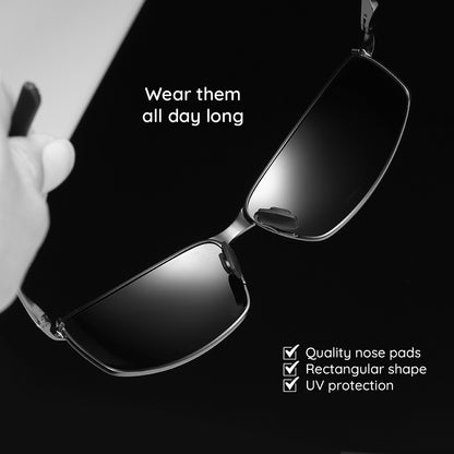 Men's Techsuit 559 Sunglasses, Polarized, UV Protection, Black Gray