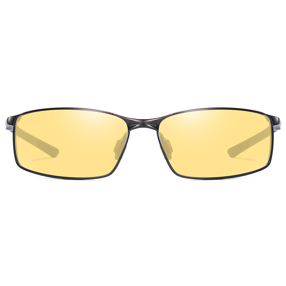 Men's Techsuit 559 Sunglasses, Polarized, UV Protection, Black Yellow
