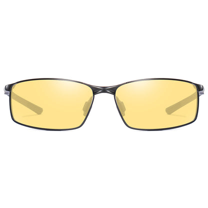 Men's Techsuit 559 Sunglasses, Polarized, UV Protection, Black Yellow
