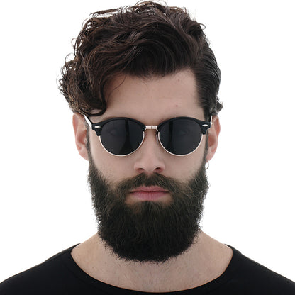 Men's Techsuit 66612 Sunglasses, Polarized, UV Protection, Gold Blue