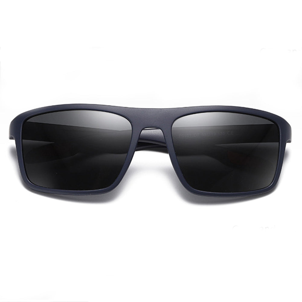 Men's Techsuit TR90 Sunglasses (MM101), Polarized, UV Protection, Blue Red