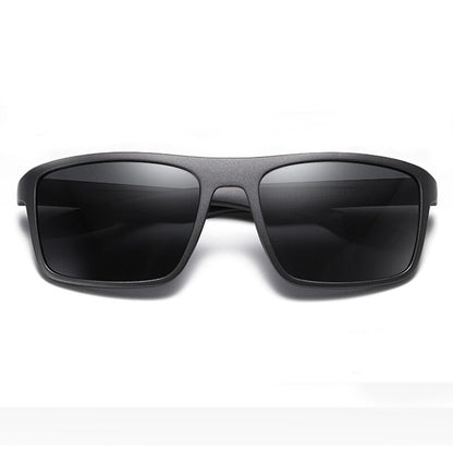 Men's Techsuit TR90 Sunglasses (MM101), Polarized, UV Protection, Matte Black Gray