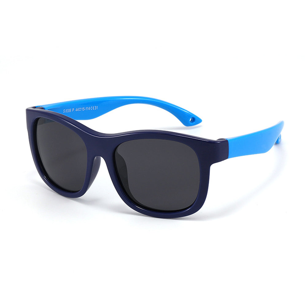 Techsuit Baby Sunglasses 8306-C31, Polarized, Black Blue