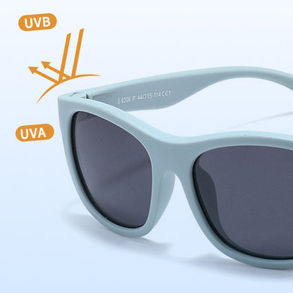 Techsuit Baby Sunglasses 8306-C31, Polarized, Black Blue