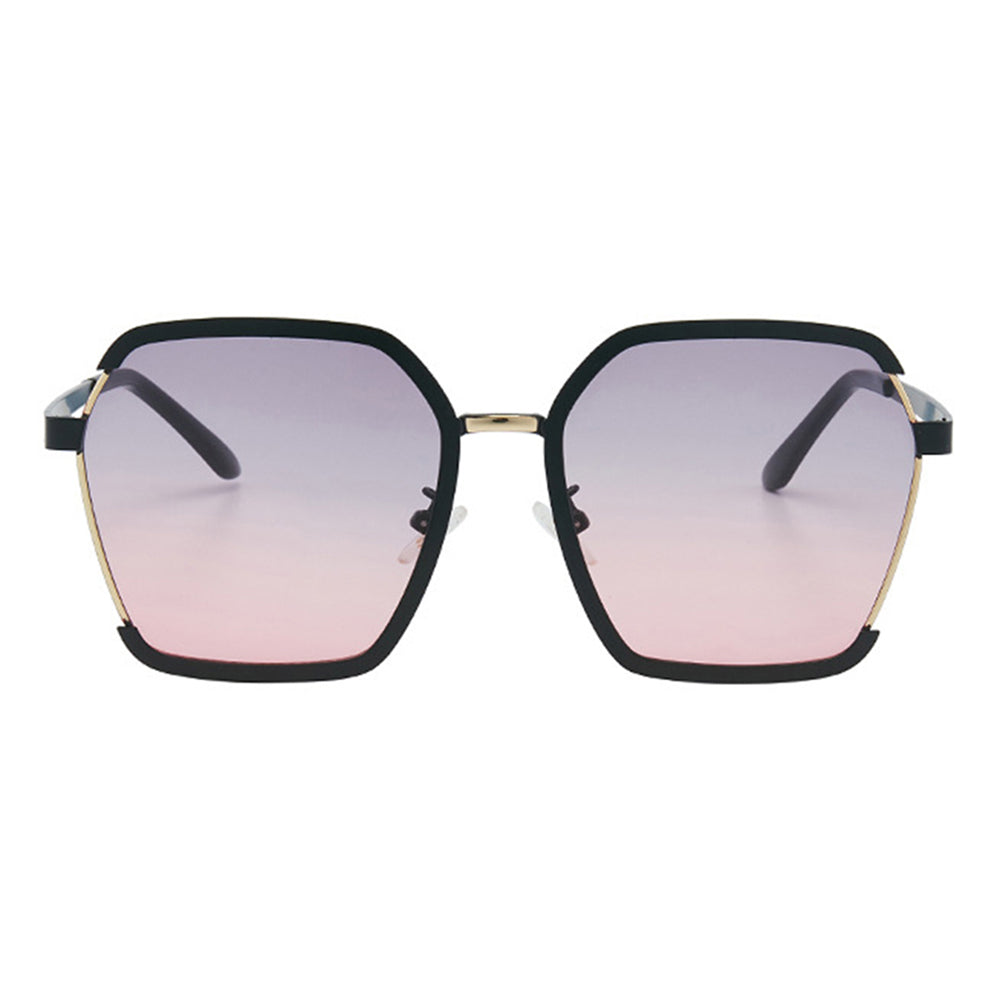 Techsuit 191 Women's Sunglasses, Polarized, UV Protection, Black Gray Pink