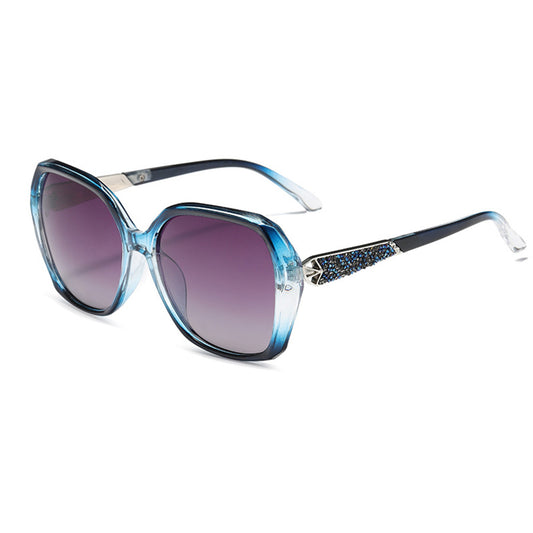 Techsuit 5599 Women's Sunglasses, Polarized, UV Protection, Blue Gray