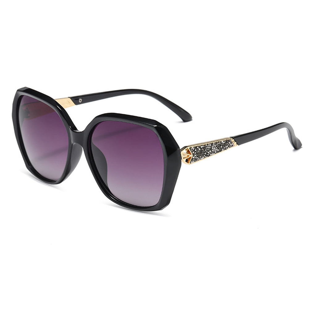 Techsuit 5599 Women's Sunglasses, Polarized, UV Protection, Black Gray