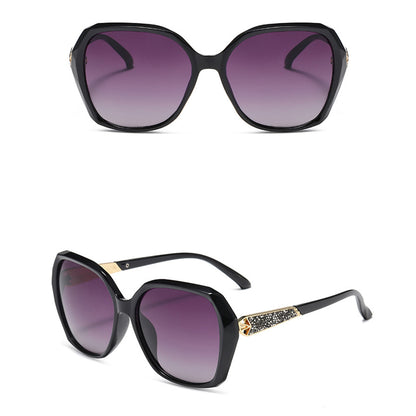 Techsuit 5599 Women's Sunglasses, Polarized, UV Protection, Black Gray