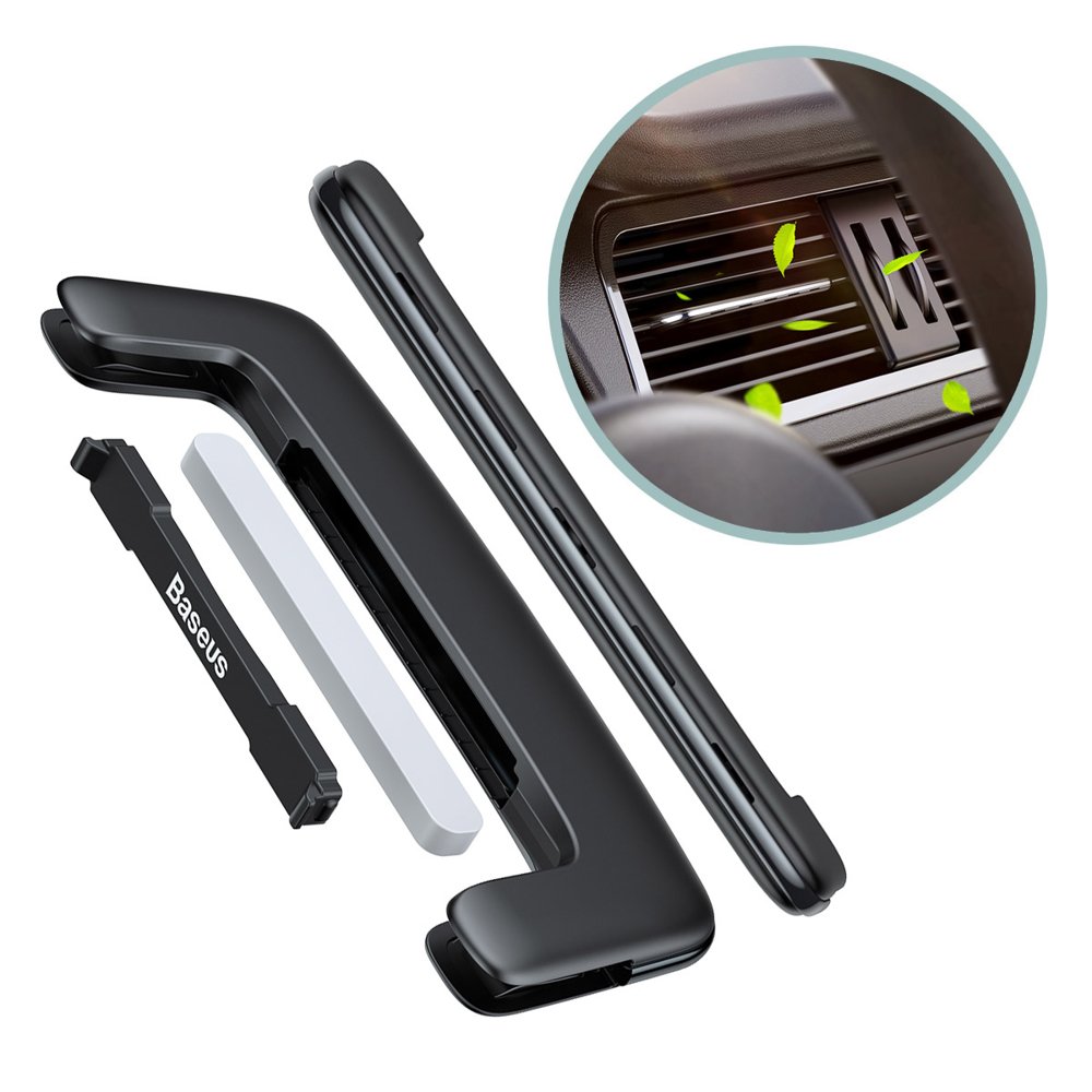 Baseus Paddle Ultrathin Car Air Freshener, Black SUXUN-BP01