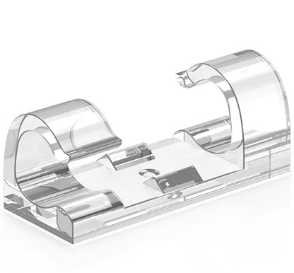 CableCreation CT1001 Cable Organizer, Set of 50, Transparent