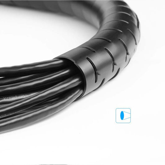 Οργανωτής Καλωδίων UGREEN LP121, 25mm, 1.5m, Μαύρο