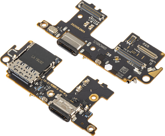 Charging Connector Board - Microphone - SIM Reader Module Xiaomi Mi 11 5G, Service Pack 56000F00K200