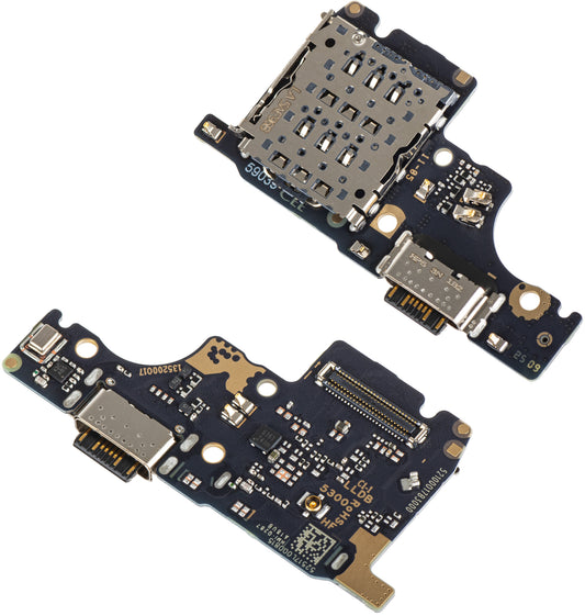Charging Connector Board - Microphone - SIM Reader Module Xiaomi Poco M7 Pro 5G / Redmi Note 14 5G, Service Pack 56002100O1700