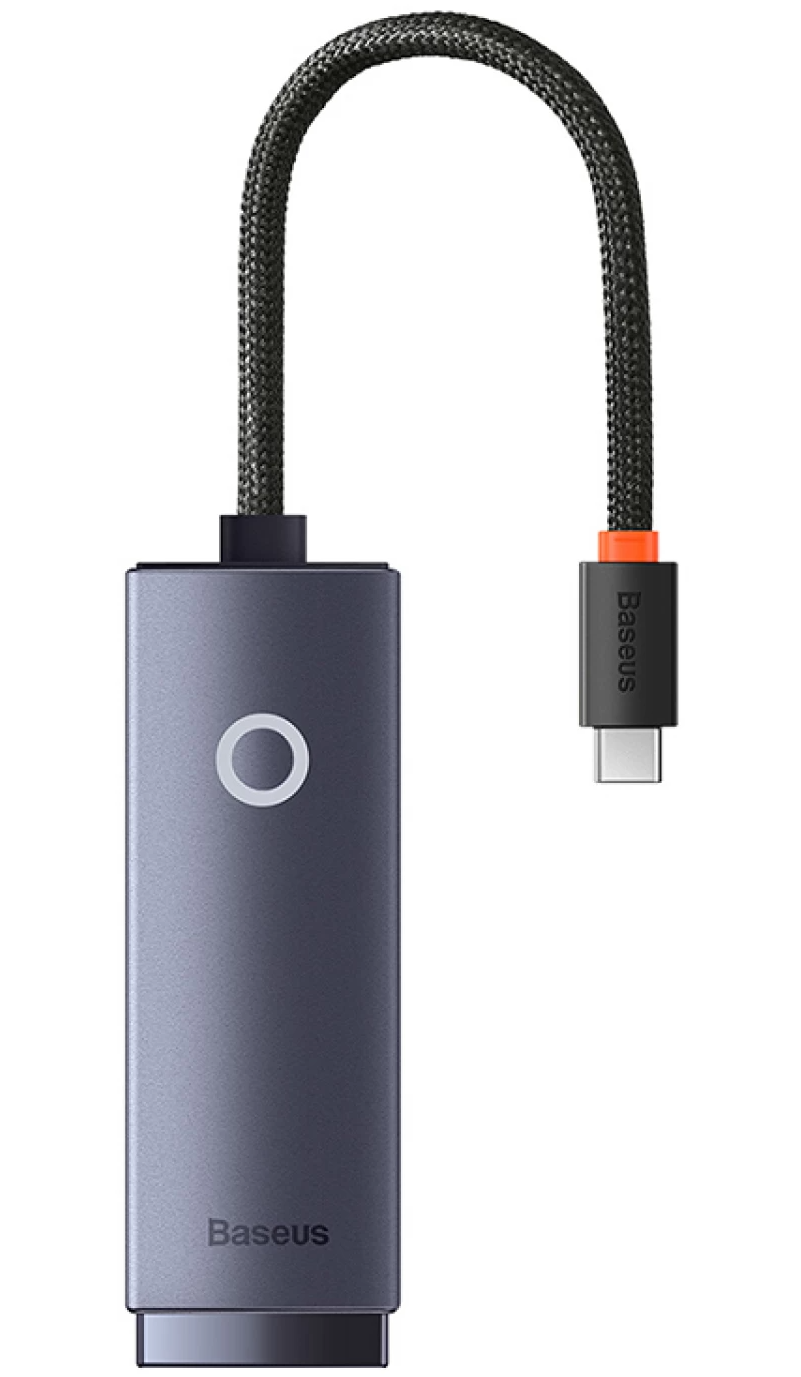 Κάρτα Δικτύου Baseus Lite, RJ45, USB-C, Γκρι WKQX000313