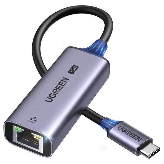 Κάρτα Δικτύου UGREEN CM648 (25052), RJ45, USB-C, Γκρι