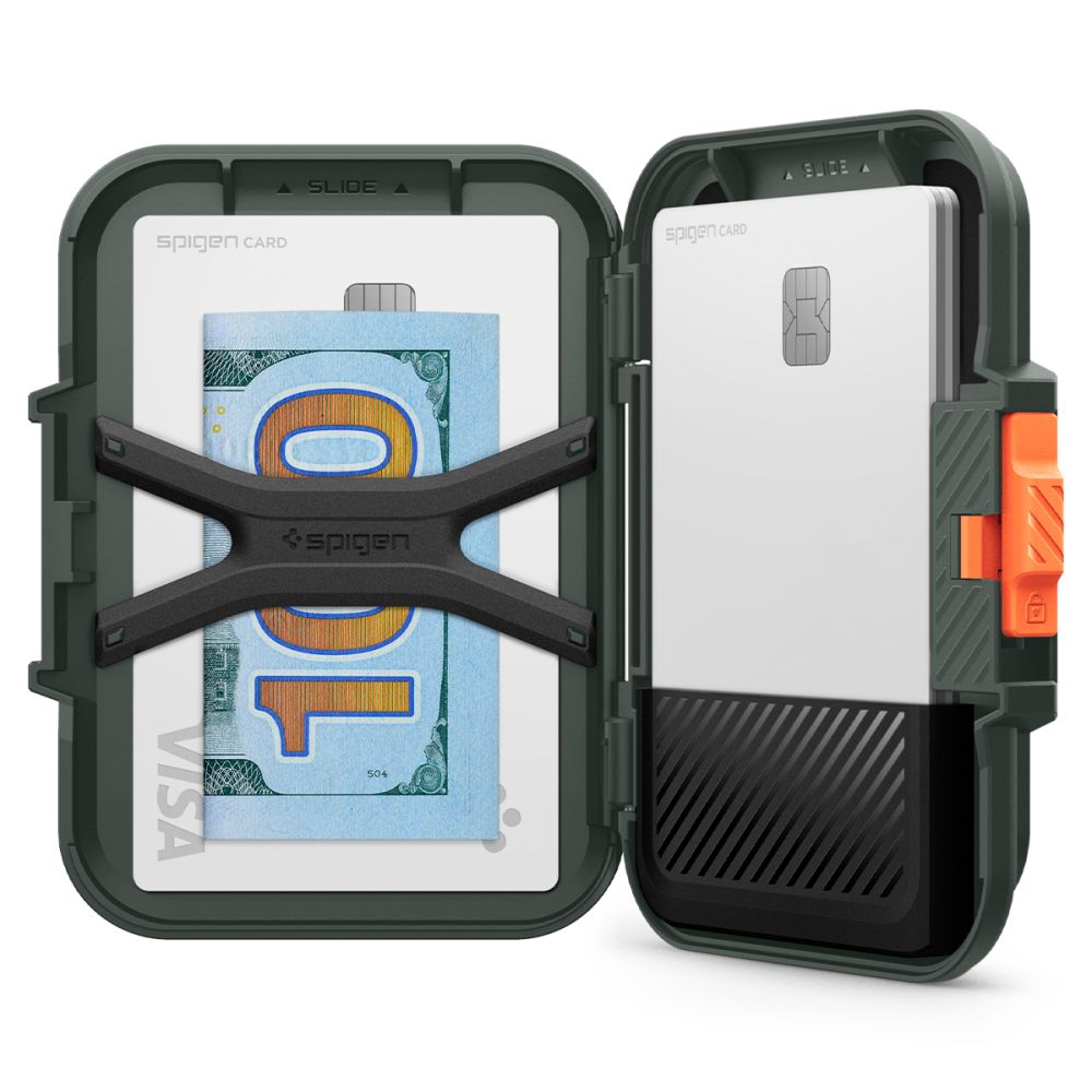 Πορτοφόλι Magsafe, Spigen, Lock Fit, Πράσινο AFA08528