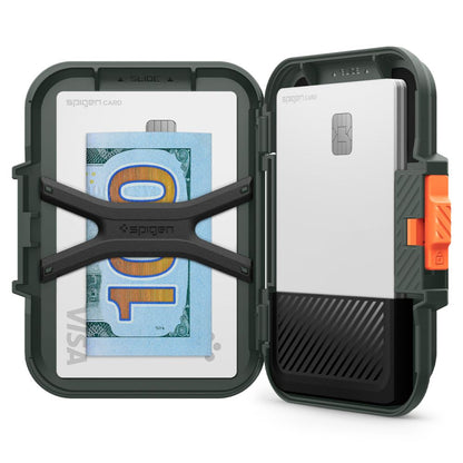 Πορτοφόλι Magsafe, Spigen, Lock Fit, Πράσινο AFA08528