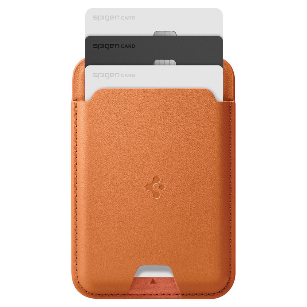 Πορτοφόλι MagSafe, Spigen, Valentinus MagFit, Πορτοκαλί AFA11339