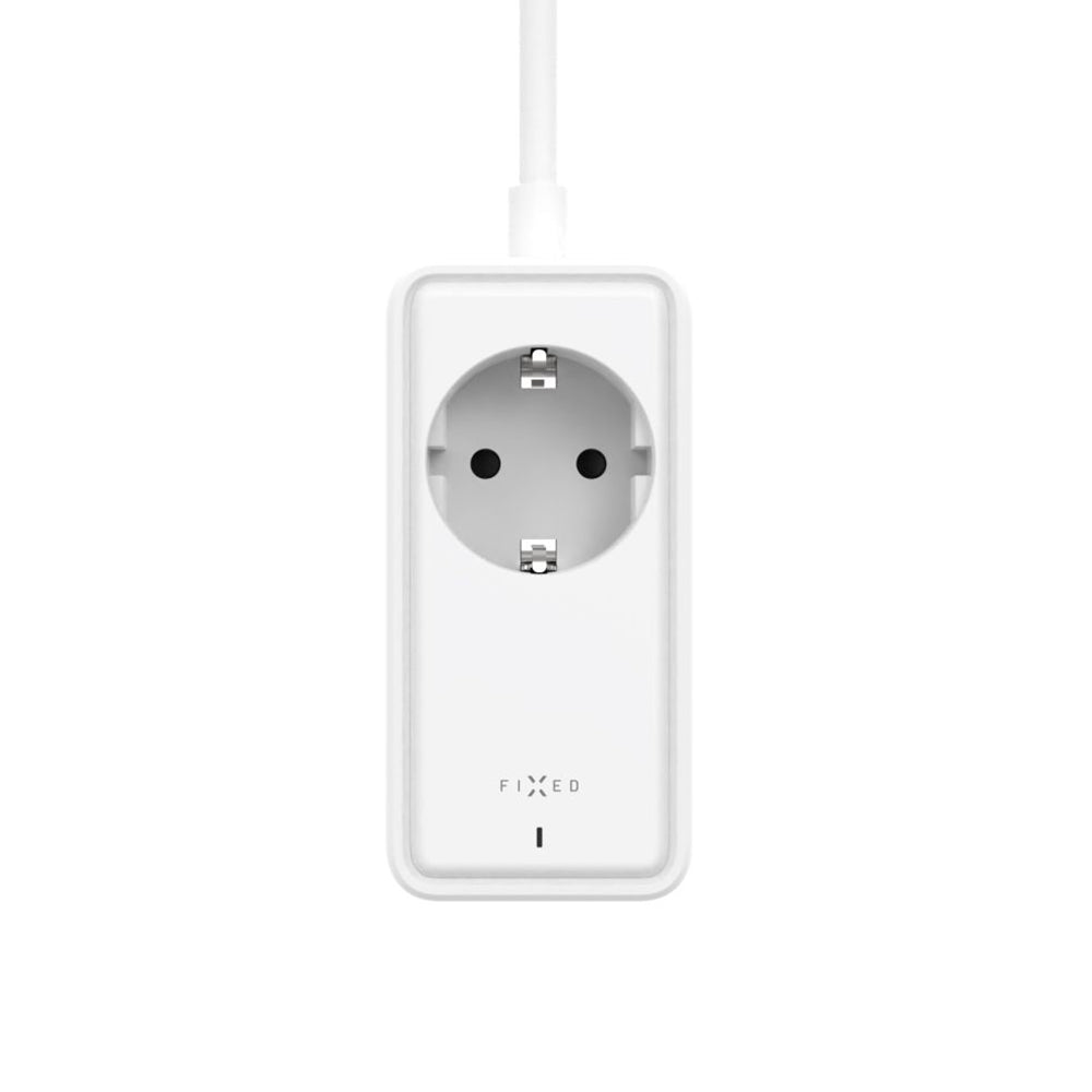 Fixed Extension Cord, 1 x Schuko - 2 x USB-A - 2 x USB-C, White