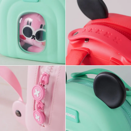 Σακίδιο Πλάτης Picocici Kids Travel Ears K52, Ροζ