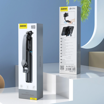 Selfie Stick Bluetooth Dudao F18S 4σε1, Universal, Μαύρο