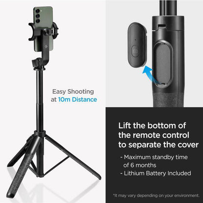 Selfie Stick Bluetooth Spigen S560W, Universal, Black AMP05813
