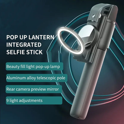 Selfie Stick Bluetooth Techsuit K13, Universal, Black