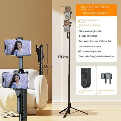 Selfie Stick Bluetooth Techsuit K28, Universal, Black