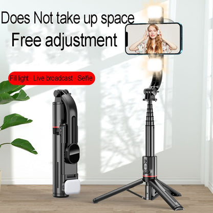Selfie Stick Bluetooth Techsuit L12D, Universal, Black